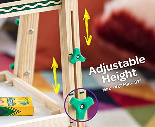 Crayola Kids Mini Wooden Art Easel & Supplies, Toddler Toys, Gift for Kids, Ages 3, 4, 5, 6 - style: Mini Easel