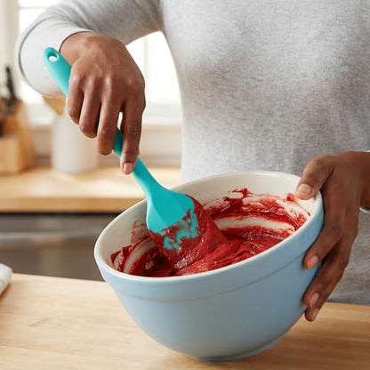 5 Pcs Silicone Spatula,Food Grade Rubber Spatula, Spatulas Silicone Heat Resistant, Used for Baking, Cooking, non Stick, Dishwasher Safe, BPA Free