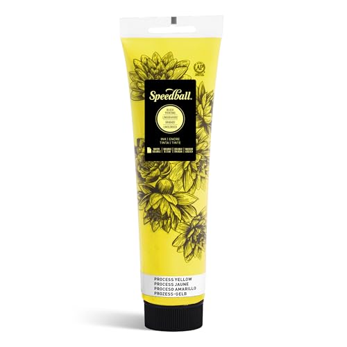 Speedball Water-Soluble Block Printing Ink, 5-Ounce Tube (Process Yellow) - color: Process Yellow, size: 5 fl oz