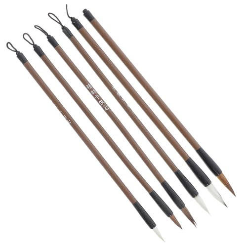 Ciieeo Calligraphy Brush Pen Set 18 Pcs Chinese Writing Brush Pens for Painting Drawing Student Writing Stationery Practice Calligraphy with Lanyard for Easy Cleaning and Drying