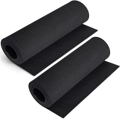2-Pack Black Eva Foam Sheets roll, Premium eva Craft Foam 5mm Thick, 13.9" x 59", High Density 86kg/m3 for Halloween Cosplay Costume, Crafts, DIY Projects by MEARCOOH - color: 2PCS:Black, size: Thickness-5mm