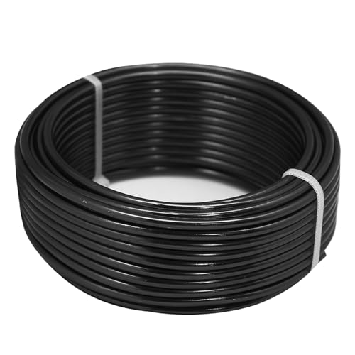 Aluminum Craft Wire, 3mm×11m Bendable Metal Wire for Jewelry Making, Sculpting, Floral Making, Wreath Making, Crafting, Wire Wrapping, Christmas Ornaments (Black) - color: Black
