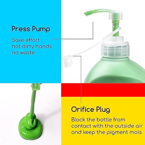MEEDEN Green Acrylic Paint with Pump Lid, 1/2 Gallon (2L /67.6 oz.) Soft Body Non-Toxic Rich Pigment Color, Perfect for Art Class, Wall Painting, Painting Party & Creative DIY - color: Pale Green