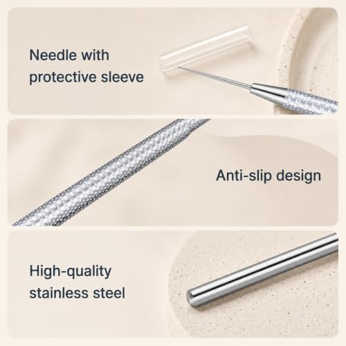 4Pcs Clay Needle Tools Polymer Clay Tools Stainless Steel