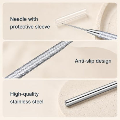 4Pcs Clay Needle Tools Polymer Clay Tools Stainless Steel