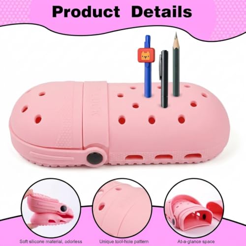 Novelty Shoe-Shaped Pencil Case & Makeup Pouch for Teen Girls