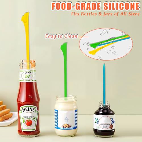 9-Piece Silicone Spatula Set with Brush & Jar Scrapers | 500°F heat resistant, non-scratch BPA-free silicone, seamless design, for cooking, baking, mixing, and jar scraping