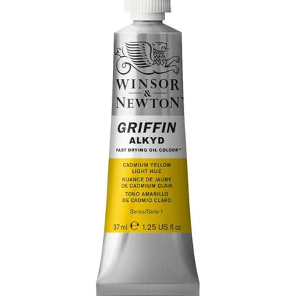 Winsor & Newton Griffin Alkyd Fast Drying Oil Paint, 37ml (1.25-oz) tube, Cadmium Yellow Light Hue - color: Cadmium Yellow Light Hue, style: 1.25-oz Tube
