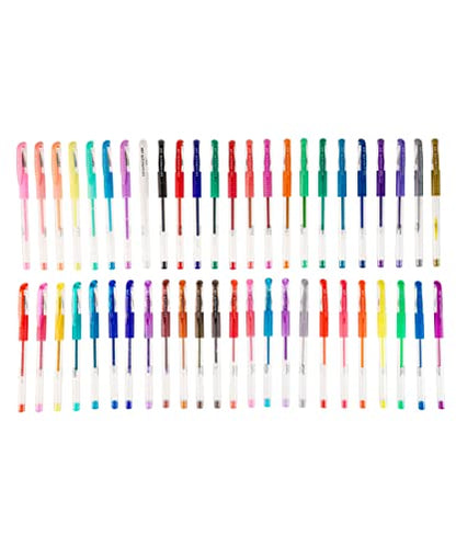 Art Alternatives Gel Pen Set, 48-Pens - color: Multicolor, size: 1 Count (Pack of 1)