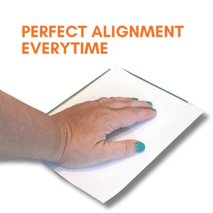 Gel Press Placement Tool – Precision Alignment Guide for Gel Printing, Repeatable Layered Prints, Easy Paper & Stencil Positioning, Essential Printmaking Accessory - size: L-shaped Tool