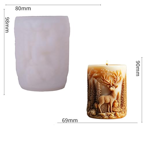 Resin Mold Clay Mold Jewelry Resin Casting Mold Candle Making Molds Craft Supplies 3D Mold Silicone Mold for Resin Casting Mold (xre-GJ-133) - color: xre-GJ-133