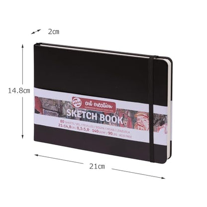 Talens Art Creation Skechbook Black 14,8X21 cm, 140 Grams