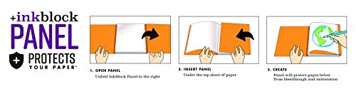 AD Marker Chartpak Paper Pad with Ink Block Panel, 175 GSM, 9 x 12, 24 Sheets/Pad, White, 1 Each (26061301015) - size: 9 x 12 Inches