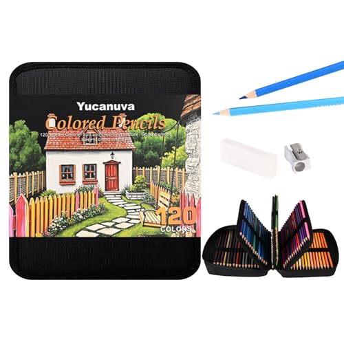 120 Colored Pencils for Adult Coloring Books,Perfect for Coloring - style: 120House