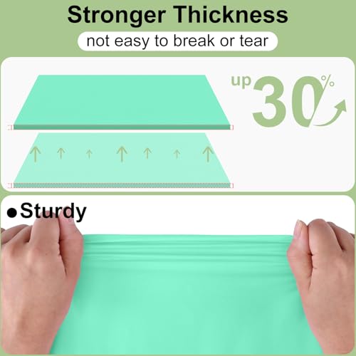 misaya 6 Packs Plastic Table Cloth Mint Green Disposable Tablecloth - color: Mint Green, size: 54" X 108"