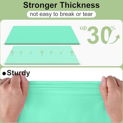 misaya 6 Packs Plastic Table Cloth Mint Green Disposable Tablecloth - color: Mint Green, size: 54" X 108"