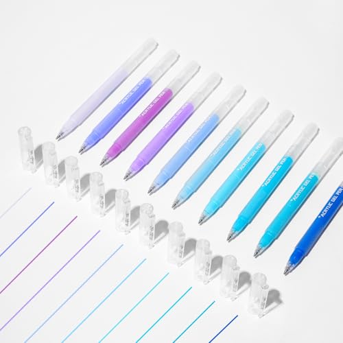 ROSYMENG 10 Colors Acrylic Gel Pens Set, Big-Capacity Ink Acrylic Paint Pen for Adults Coloring Books, Waterproof Paint Markers for Canvas, Rock, Wood, Drawing Doodling, Ceramic, Fabric, DIY Crafts - color: 10 Color(Blue)
