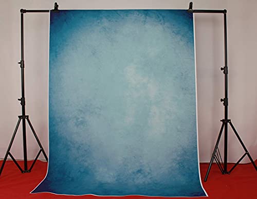 5X7FT Retro Blue Art Portrait Backdrop Seamless Vinyl Photography Photo Background Studio Prop PGT525A