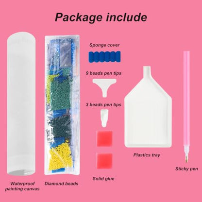 hill froeistung Landscape Scenery Diamond Art Painting Kits for Adults - color: HF-A070