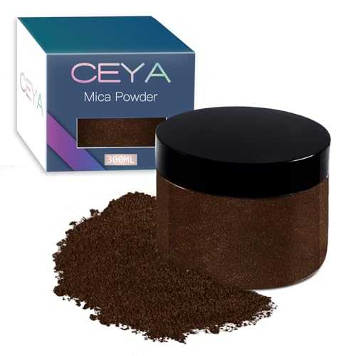Ceya Mica Powder,5.3oz/150g Bokuto Brown Pearlescent Effect Pigment Powder - color: G-Bokuto Brown