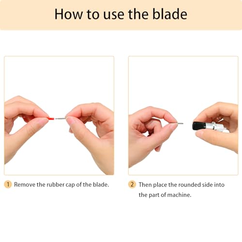 30 PCS Replacement Blades for Maker 3/Maker/Explore Air 2/Air 3, Craft Cutting Tool Set Includes 20 Premium Fine-Point, 5 Shallow-Cut & 5 Deep-Cut Blades for Vinyl, Fabric & Cardstock