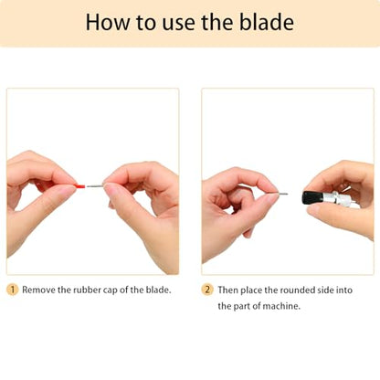 30 PCS Replacement Blades for Maker 3/Maker/Explore Air 2/Air 3, Craft Cutting Tool Set Includes 20 Premium Fine-Point, 5 Shallow-Cut & 5 Deep-Cut Blades for Vinyl, Fabric & Cardstock