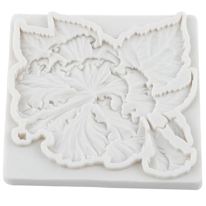 Hibiscus Flower Polymer Clay Molds Hibiscus Silicone Mold - color: Style D