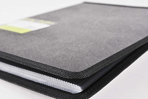 Filexec Products Art Presentation Book, 9"x12", 24Page/48 Views (93130),Black