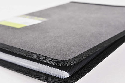 Filexec Products Art Presentation Book, 9"x12", 24Page/48 Views (93130),Black