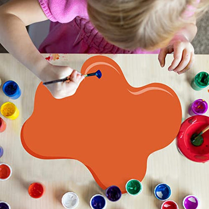 Set of 50 Little Artist Party Placemats - Disposable Paint Splatter Place Mats, 12.8'' x 11'' Colored Table Placemats for Toddlers, Kids, Students, Classroom, Birthday Party