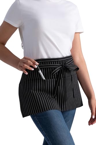 Chef Works Unisex Waitress Apron - color: Pinstripe