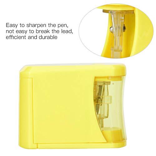 Pencil Sharpener,Electric Pencil Sharpener Kids Friendly Pencil Sharpeners Battery Operated Heavy Duty Classroom Pencil Sharpeners Yellow,for Colored Pencils