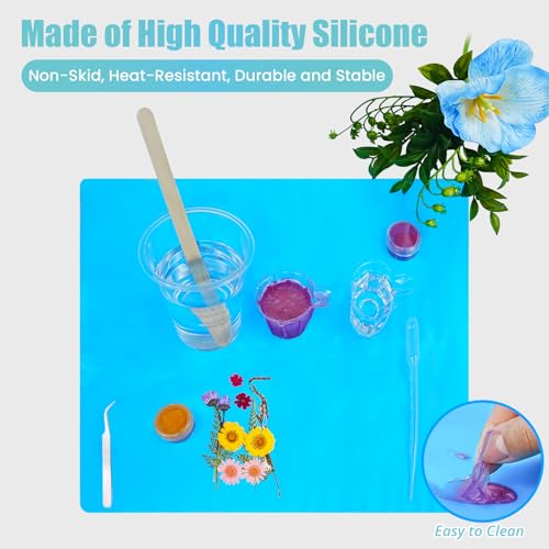 ProKKUV 16oz Epoxy Resin,Resin Art Kit for Beginners Molds for DIY Gift | Bubble Free Self Leveling Mix 1:1 Resin for Art Resin Casting Resin DIY Art Crafts - color: 16 OZ Kit