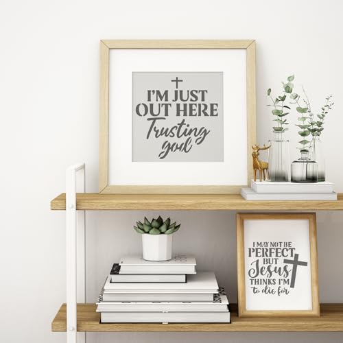 Bible Verse Stencils for Painting on Wood - 65 Pcs Small Christian Bible Reusable Stencils for Journaling Painting, Motivational Quotes Cross Stencils for Painting on Canvas Home Craft Decorations - style: Bible Verse