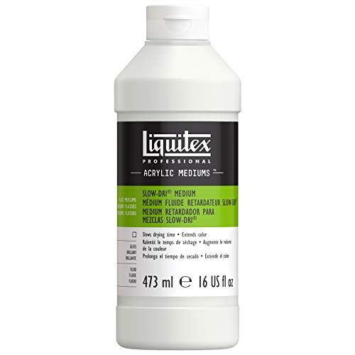 Liquitex Professional Fluid Medium, 473ml (16-oz), Slow-Dri Blending - color: Slow-dri Blending, size: 16 Fl Oz (Pack of 1), style: 16-oz
