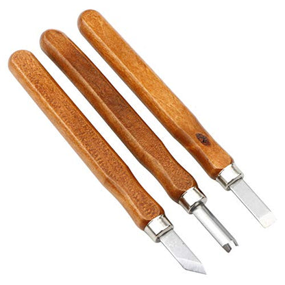 Wood Carving Knife Set, 3 PCS, SK5
