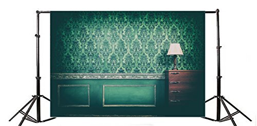 Yeele 10x8ft Vintage Room Interior Backdrop for Photography Antique Green Rococo Old Wall Background Kids Adult Photo Booth Shoot Vinyl Studio Props