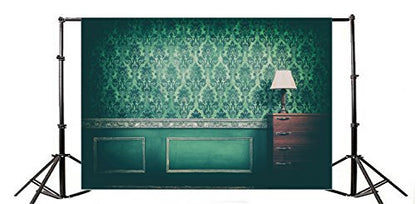 Yeele 10x8ft Vintage Room Interior Backdrop for Photography Antique Green Rococo Old Wall Background Kids Adult Photo Booth Shoot Vinyl Studio Props