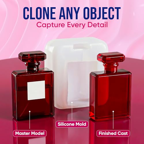 Craft Resin Fast-Curing Firm Silicone Mold Making Kit, Shore 30A – 34 Oz | 4-hour cure. Translucent platinum cure silicone, 1:1 liquid silicone mix, for large, deep, two-part resin and concrete molds. - size: 34 Oz Firm
