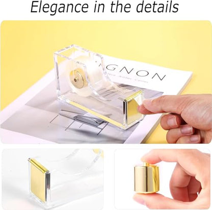 Gawsey Gold Desk Organizers and Accessories with Desk Organizer 360° Rotating Pen Holder and Office Supplies, Cute Stationery Supplies Set - color: B-Gold