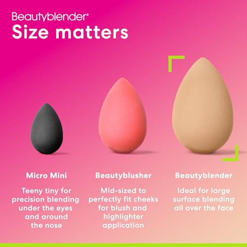 Beautyblender® Nude Beauty Blender Makeup Sponge, Super-Soft Foam Easily Blends Foundations, Powders & Creams, Made in USA, Reusable, Washable, Streak Free Application - color: Nude