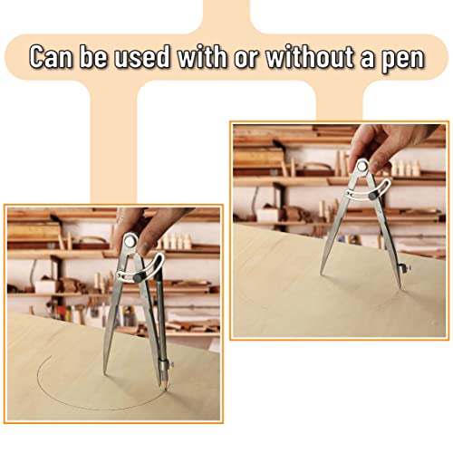 Mr. Pen- Professional Compass for Woodworking, Compass with Wing