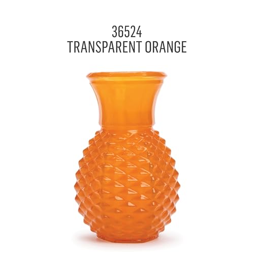 FolkArt Murano Transparent Acrylic Glass Paint, Orange, Perfect for Indoor and Outdoor Arts and Crafts Projects, 2 fl oz, 36524 - color: Transparent Orange, style: Transparent