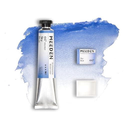 MEEDEN Professional Artist Watercolor Paint: Sky Blue - 15ml/0.5oz - color: Sky Blue