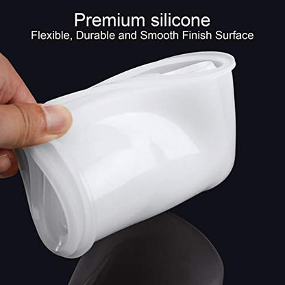 NiArt A4 Clipboard Epoxy Resin Mold & 5 Stainless Steel Low-Profile Clips
