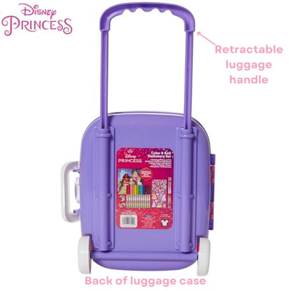 Disney Princess Color and Roll Activity Set with Carrying Case, Stickers, & Art Supplies - style: Disney Princess