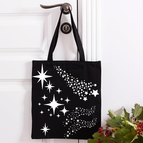 AFRITEE Reusable Star Stencils for Painting - 15 Pcs Large Star Stencils Suitable for Wall Painting, Twinkle Stars Reusable Painting Templates DIY Home Wooden Wardrobe Canvas Decoration - style: Starf Stencil