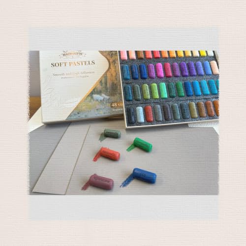 48‑Color Soft Pastels for Artists Professional Grade | Highly Pigmented Pastel Sticks, Professional Grade Art Supplies, Smooth Blendable, For Drawing & Painting, Artists & Beginner