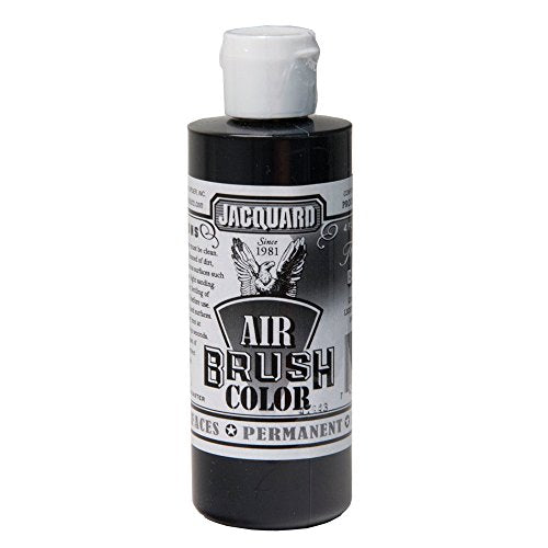 Jacquard Airbrush Color 4Oz Transparent Black - color: Transparent Black, size: 4 Fl Oz (Pack of 1)