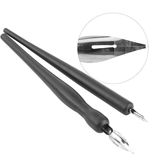 Manga Pen Cartoon Comic Pen Nib Drawing Tools Comic Dip Pen Set with 2 Black Pen Holders 5 Nibs 1 Drawing Eraser